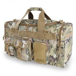 Highland Tactical Ranger Brown Camo Tactical Duffle Bag - HLSD85-BNC